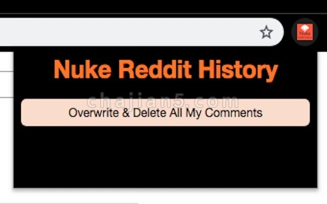 Nuke Reddit History批量删除在Reddit 上的评论