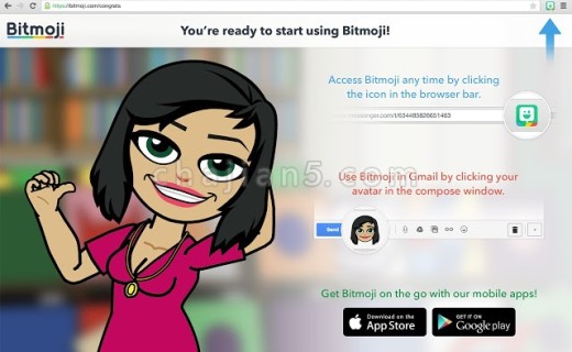 Bitmoji-Snapchat旗下的个性化表情包插件