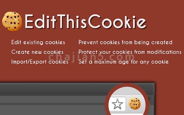 EditThisCookie 可删除 编辑 屏蔽的cookie管理器
