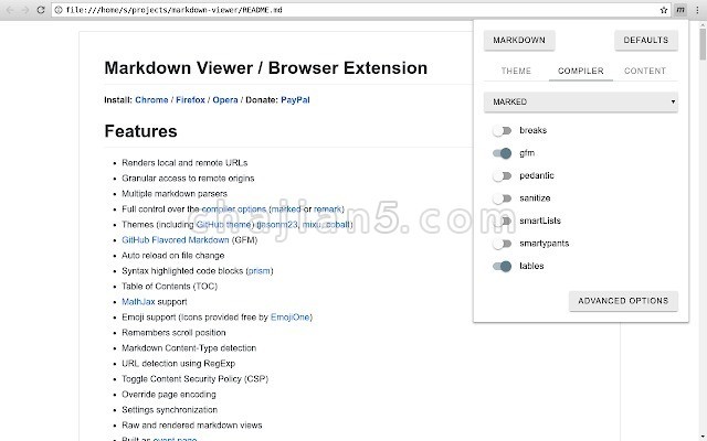 Markdown Viewer（Markdown 阅读器）