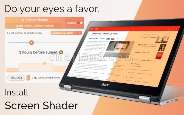 Screen Shader 智能护眼扩展 屏幕亮度调节