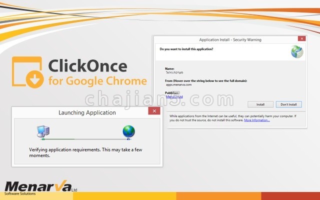 ClickOnce for Google Chrome