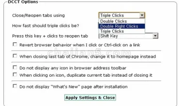 Double Click Closes Tab 双击网页空白处关闭当前标签页