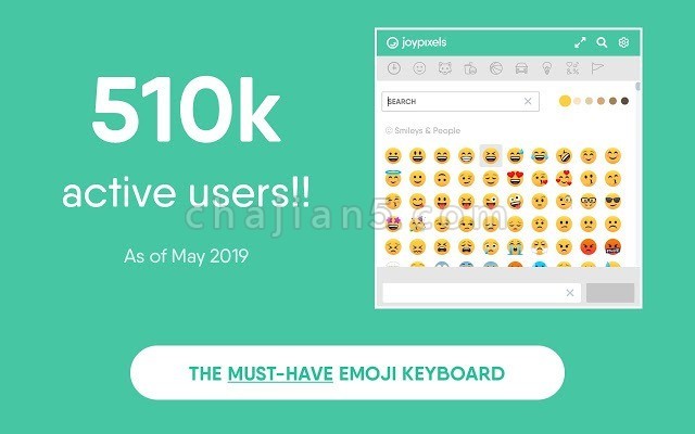 Emoji Keyboard by JoyPixels™ Chrome emoji表情符号键盘