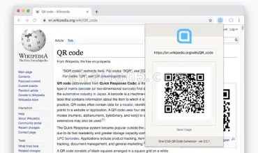 One Click QR Code Generator QR码二维码生成器