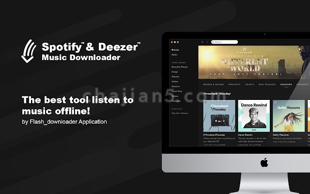 Spotify™ & Deezer™ Music Downloader 下载Spotify和Deezer网站上的音乐