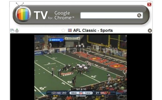 TV for Google Chrome™浏览器中在线直接观看电视节目（2780个频道）