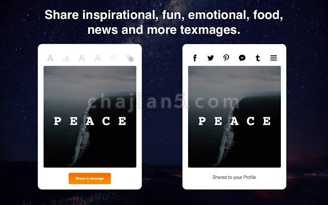 Texmage 选取网页上的图片添加文字进行创作