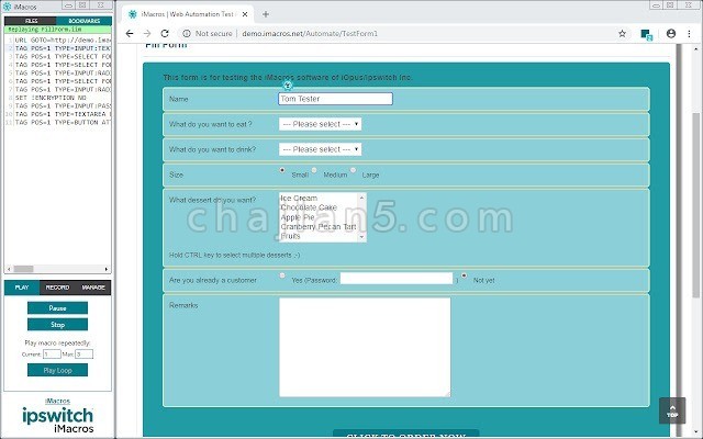 iMacros for Chrome 浏览器重复工作自动化插件 填表单 注册登录