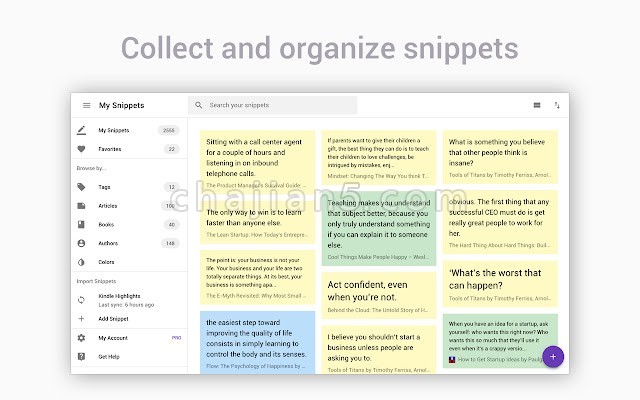 Snippet Highlighter 用于注释网站和PDF