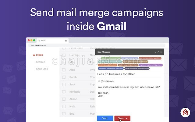 GMass 使用Gmail实现免费邮件群发的工具