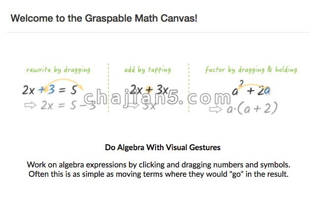 Graspable Math Sidebar