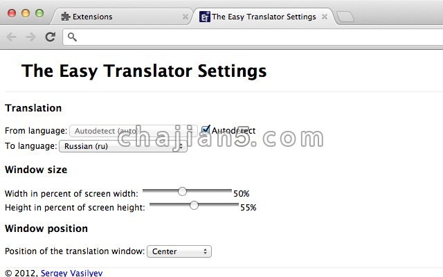 The Easy Translator 比较简单的翻译插件 使用谷歌弹窗翻译
