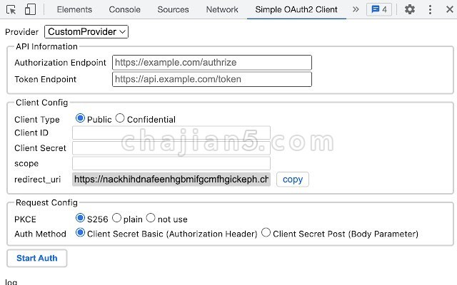 Simple OAuth2 Client 供开发使用OAuth2客户端chrome扩展