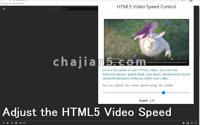 Html5视频速度控制
