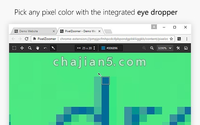 Pixelzoomer 网页像素分析工具 测距拾色