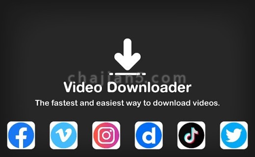 Video Downloader Master 从FB、vimeo、Instagram、tiktok、twitter下载视频