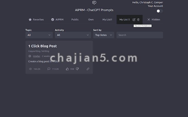 Aiprm For Chatgpt