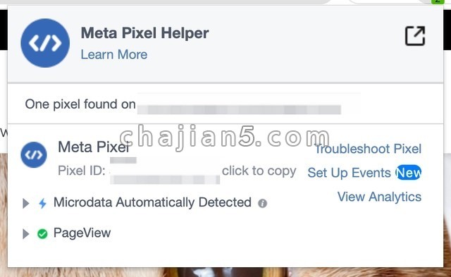 Meta Pixel Helper