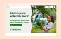 Ecosia 在搜索引擎中进行搜索来支持植树项目