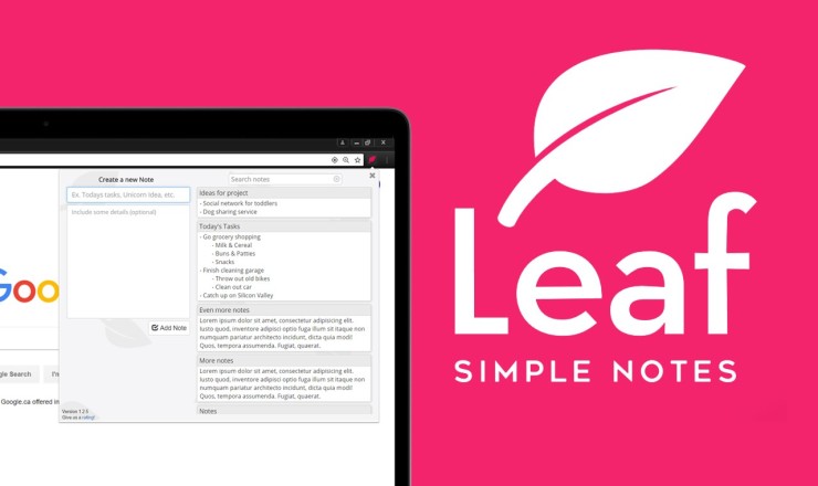 Leaf 可以帮助您快速记录想法、笔记和待办事项