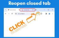 Reopen closed tab 重新打开关闭的标签网页