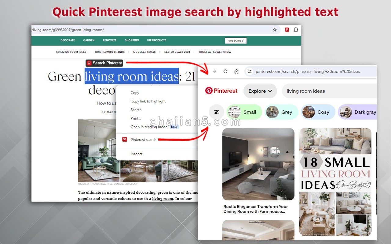 Pinterest Search 无需登录即可搜索 提升图片浏览体验